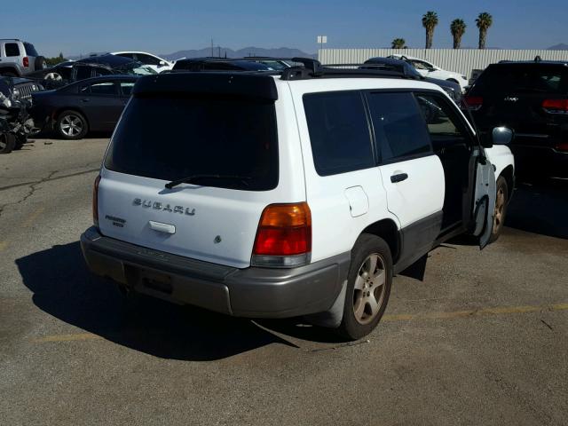 JF1SF6557XH739401 - 1999 SUBARU FORESTER S WHITE photo 4