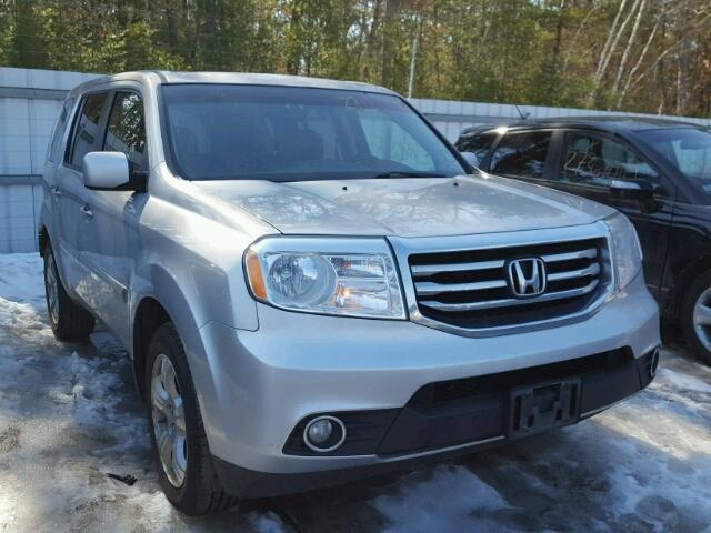 5FNYF4H77CB017507 - 2012 HONDA PILOT EXLN SILVER photo 1