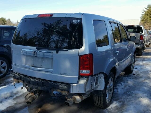 5FNYF4H77CB017507 - 2012 HONDA PILOT EXLN SILVER photo 4