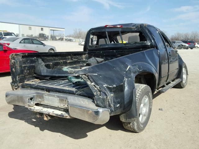 1N6AD06W86C449936 - 2006 NISSAN FRONTIER K BLACK photo 4