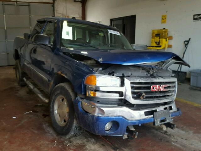 2GTEK19T741173284 - 2004 GMC NEW SIERRA BLUE photo 1