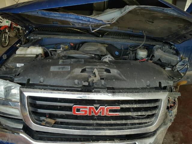 2GTEK19T741173284 - 2004 GMC NEW SIERRA BLUE photo 7