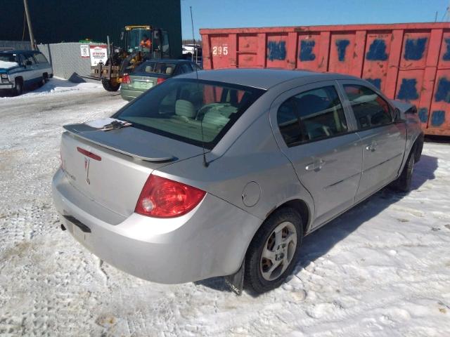 1G2AL55F377340481 - 2007 PONTIAC G5 SE SILVER photo 4