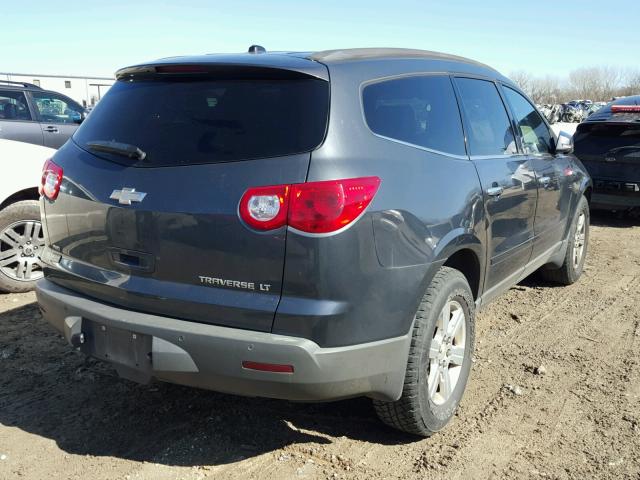 1GNKVGED5BJ245220 - 2011 CHEVROLET TRAVERSE L GRAY photo 4