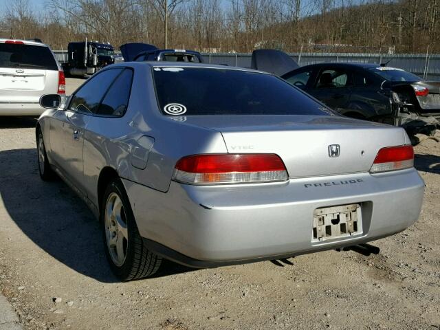 JHMBB61421C012320 - 2001 HONDA PRELUDE SILVER photo 3