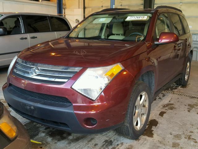 2S3DB217086112403 - 2008 SUZUKI XL7 MAROON photo 2