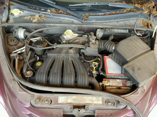 3C8FY68B72T319198 - 2002 CHRYSLER PT CRUISER PURPLE photo 7