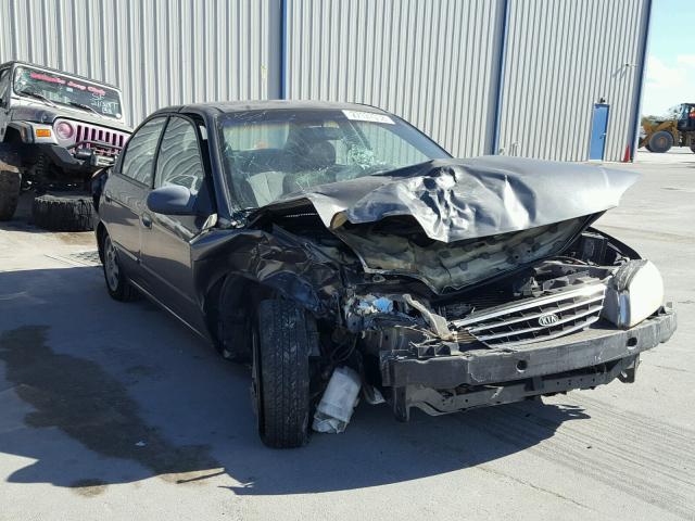 KNAFB121635296081 - 2003 KIA SPECTRA BA GRAY photo 1