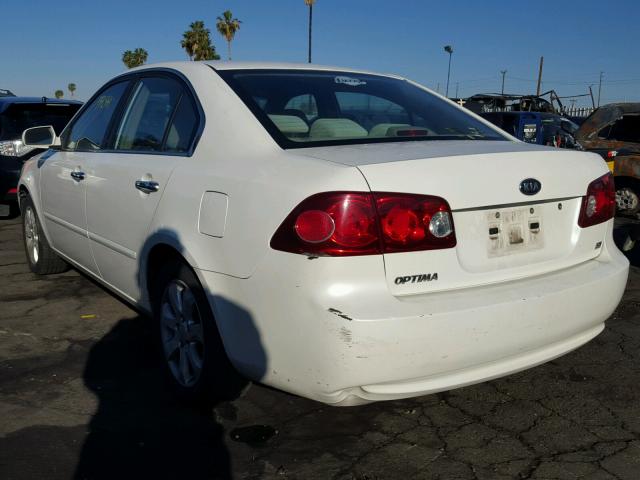 KNAGE123965041233 - 2006 KIA OPTIMA LX WHITE photo 3