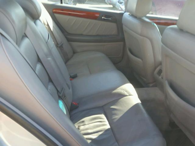 JT8BD69S350206374 - 2005 LEXUS GS 300 SILVER photo 6