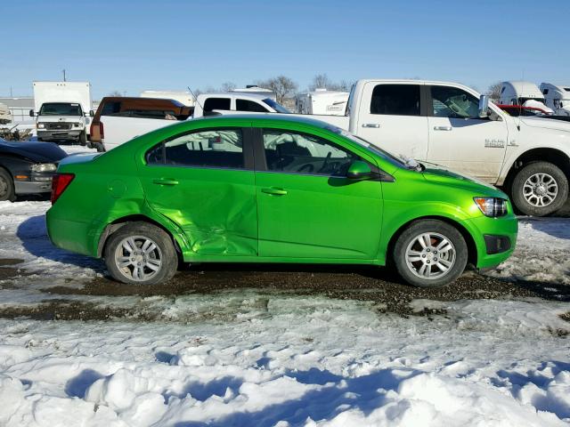 1G1JC5SH9G4112285 - 2016 CHEVROLET SONIC LT GREEN photo 9