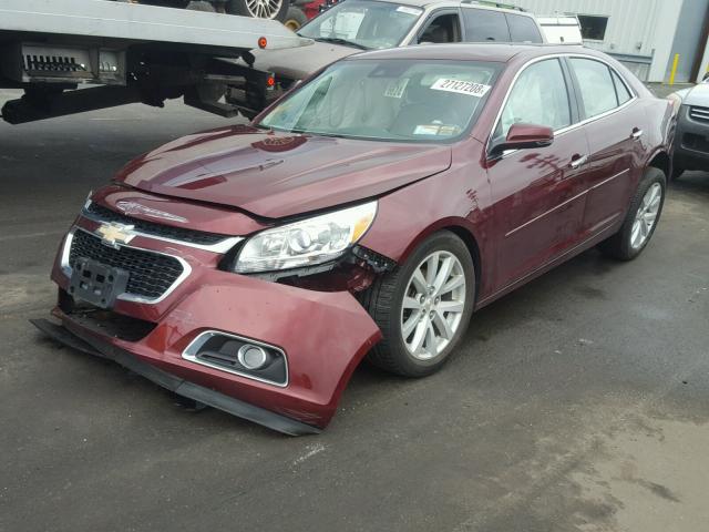 1G11D5SL3FF110195 - 2015 CHEVROLET MALIBU 2LT RED photo 2