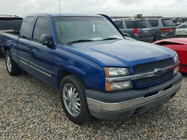 2GCEC19V531137008 - 2003 CHEVROLET SILVERADO BLUE photo 1