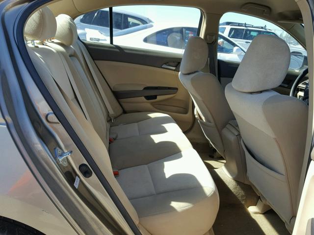 1HGCP26499A169442 - 2009 HONDA ACCORD LXP BEIGE photo 6