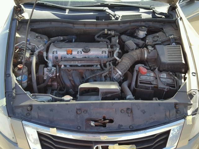 1HGCP26499A169442 - 2009 HONDA ACCORD LXP BEIGE photo 7