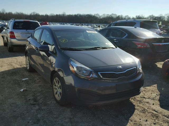 KNADN4A36D6243251 - 2013 KIA RIO EX GRAY photo 1