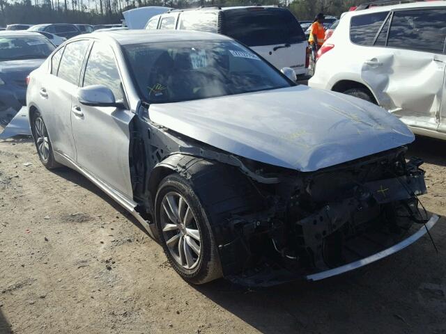 JN1BV7AP3FM354257 - 2015 INFINITI Q50 BASE SILVER photo 1