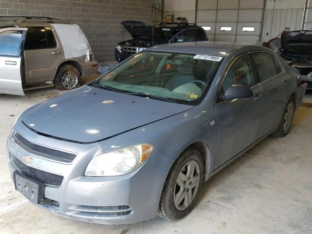 1G1ZG57B98F198845 - 2008 CHEVROLET MALIBU LS ლურჯი ფოტო 2