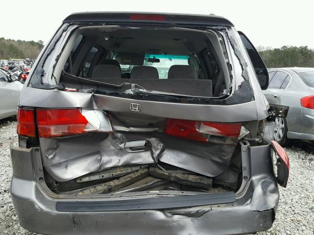 2HKRL1867YH500622 - 2000 HONDA ODYSSEY EX GRAY photo 9