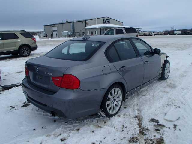 WBAPL5C5XBA916964 - 2011 BMW 335 XI GRAY photo 4