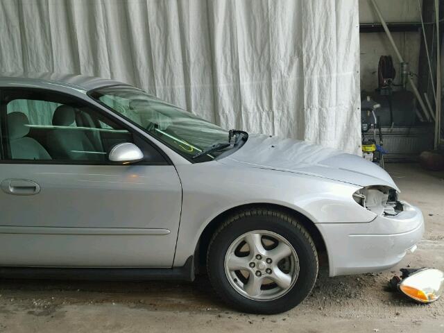 1FAFP53203A214846 - 2003 FORD TAURUS SE SILVER photo 9