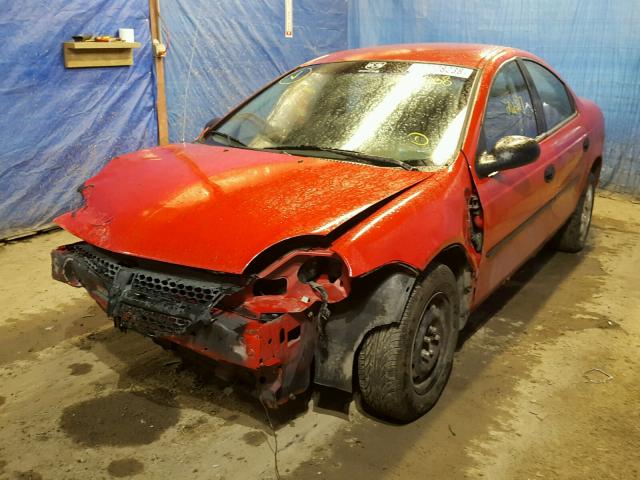 1B3ES26C13D228729 - 2003 DODGE NEON SE RED photo 2