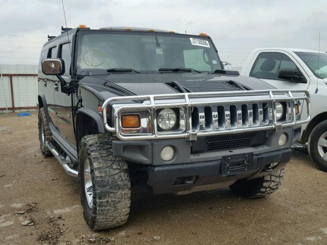 5GRGN23U55H133225 - 2005 HUMMER H2 BLACK photo 1