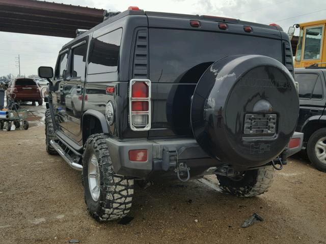 5GRGN23U55H133225 - 2005 HUMMER H2 BLACK photo 3