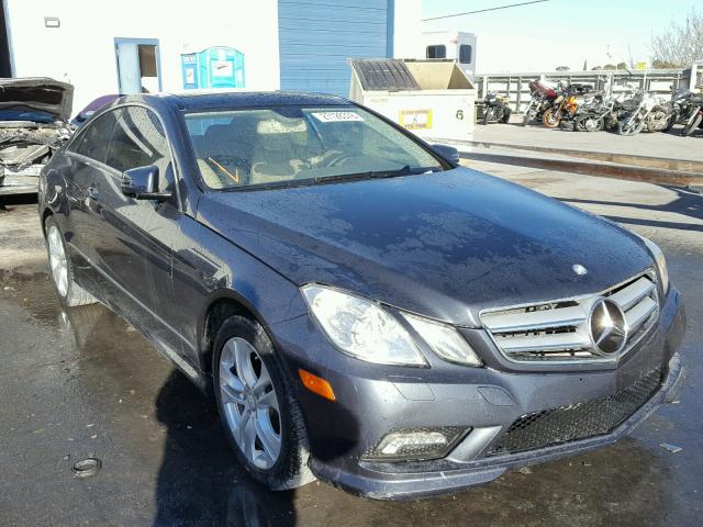 WDDKJ7CB9BF120316 - 2011 MERCEDES-BENZ E 550 GRAY photo 1