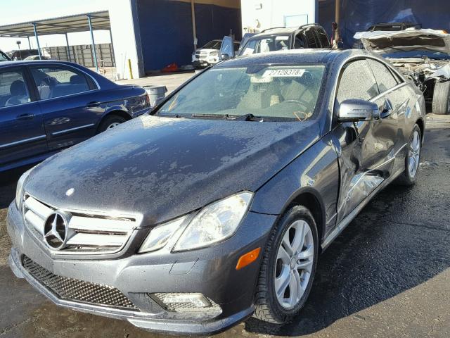 WDDKJ7CB9BF120316 - 2011 MERCEDES-BENZ E 550 GRAY photo 2