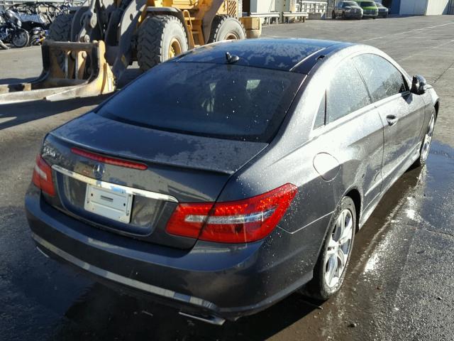 WDDKJ7CB9BF120316 - 2011 MERCEDES-BENZ E 550 GRAY photo 4