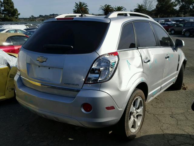 3GNAL3EK4FS521206 - 2015 CHEVROLET CAPTIVA LT SILVER photo 4