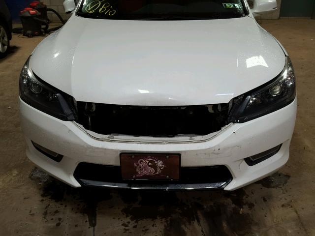 1HGCR2F72DA272392 - 2013 HONDA ACCORD EX WHITE photo 9