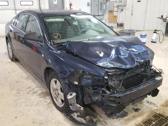 1G1ZG57B284222625 - 2008 CHEVROLET MALIBU LS BLUE photo 1