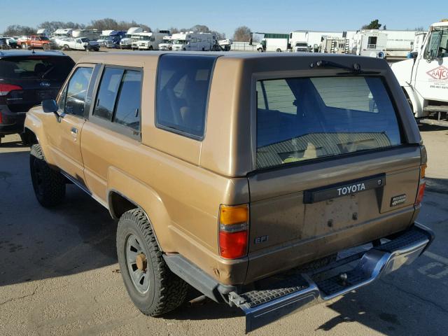 JT4RN62D7G0064381 - 1986 TOYOTA 4RUNNER RN BROWN photo 3