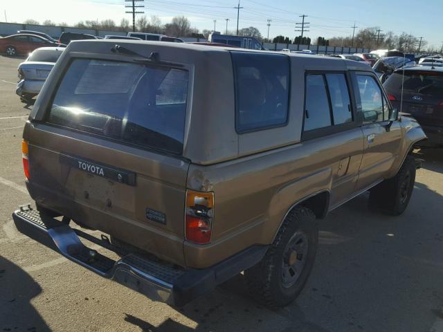 JT4RN62D7G0064381 - 1986 TOYOTA 4RUNNER RN BROWN photo 4