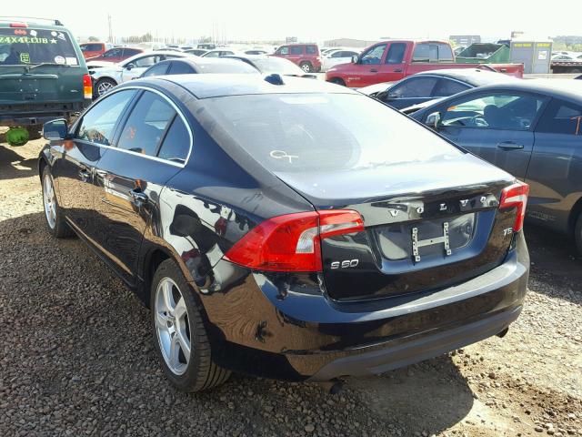 YV1622FS4C2133498 - 2012 VOLVO S60 T5 BLACK photo 3