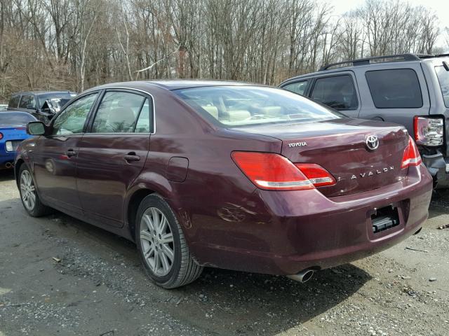 4T1BK36B67U187899 - 2007 TOYOTA AVALON XL BURGUNDY photo 3