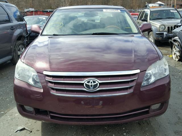 4T1BK36B67U187899 - 2007 TOYOTA AVALON XL BURGUNDY photo 9