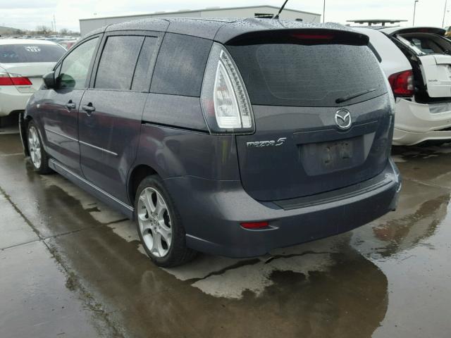 JM1CR29L780301517 - 2008 MAZDA 5 GRAY photo 3