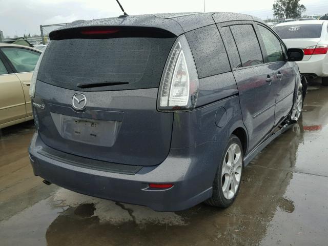 JM1CR29L780301517 - 2008 MAZDA 5 GRAY photo 4