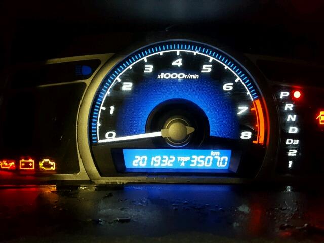 2HGFG12857H003515 - 2007 HONDA CIVIC EX 黑色 照片 8