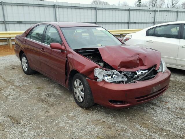 4T1BE32K74U378630 - 2004 TOYOTA CAMRY LE BURGUNDY photo 1