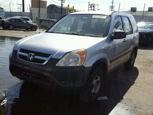 JHLRD68453C012494 - 2003 HONDA CR-V LX SILVER photo 2