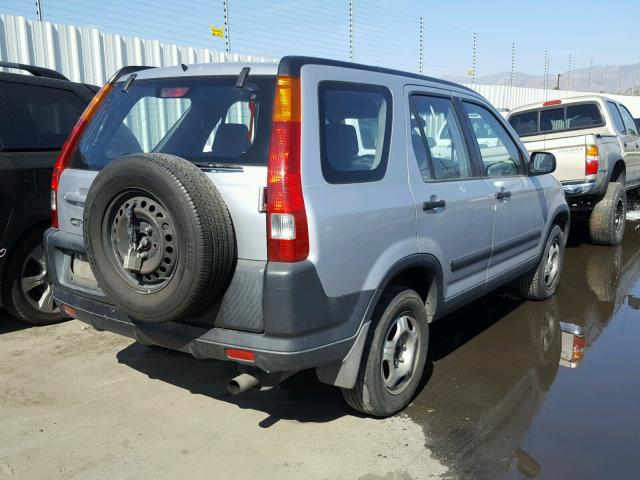 JHLRD68453C012494 - 2003 HONDA CR-V LX SILVER photo 4