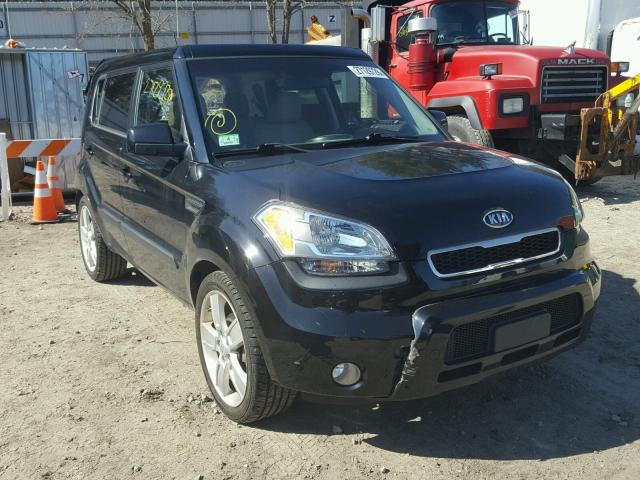 KNDJT2A22B7240734 - 2011 KIA SOUL BLACK photo 1