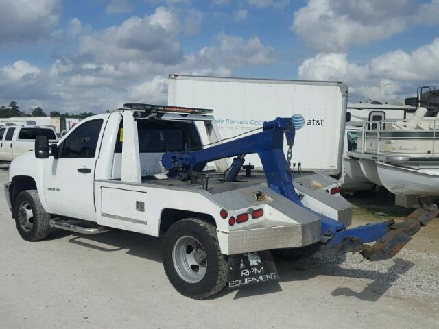 1GB3CZCG9DF174979 - 2013 CHEVROLET SILVERADO WHITE photo 3