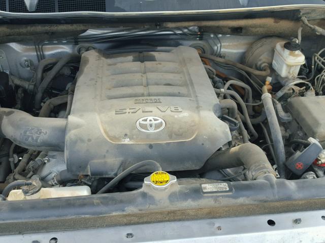 5TFRY5F12BX115108 - 2011 TOYOTA TUNDRA DOU SILVER photo 7