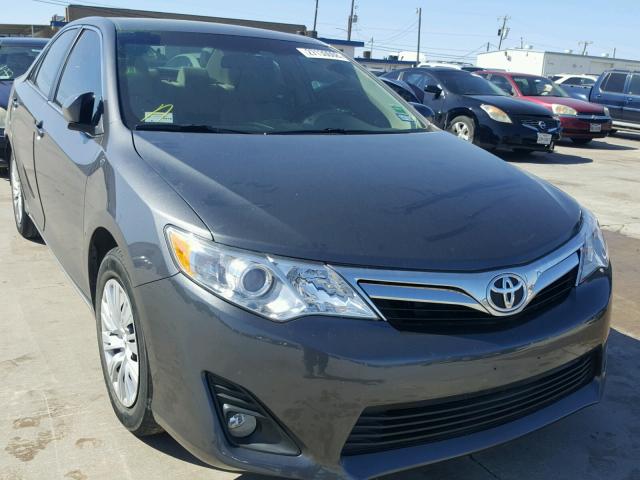 4T4BF1FK8DR328174 - 2013 TOYOTA CAMRY L GRAY photo 1