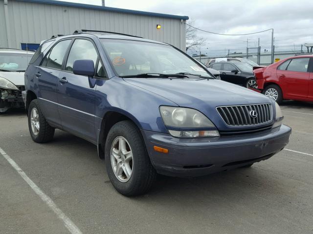 JT6HF10U9Y0132199 - 2000 LEXUS RX 300 BLUE photo 1